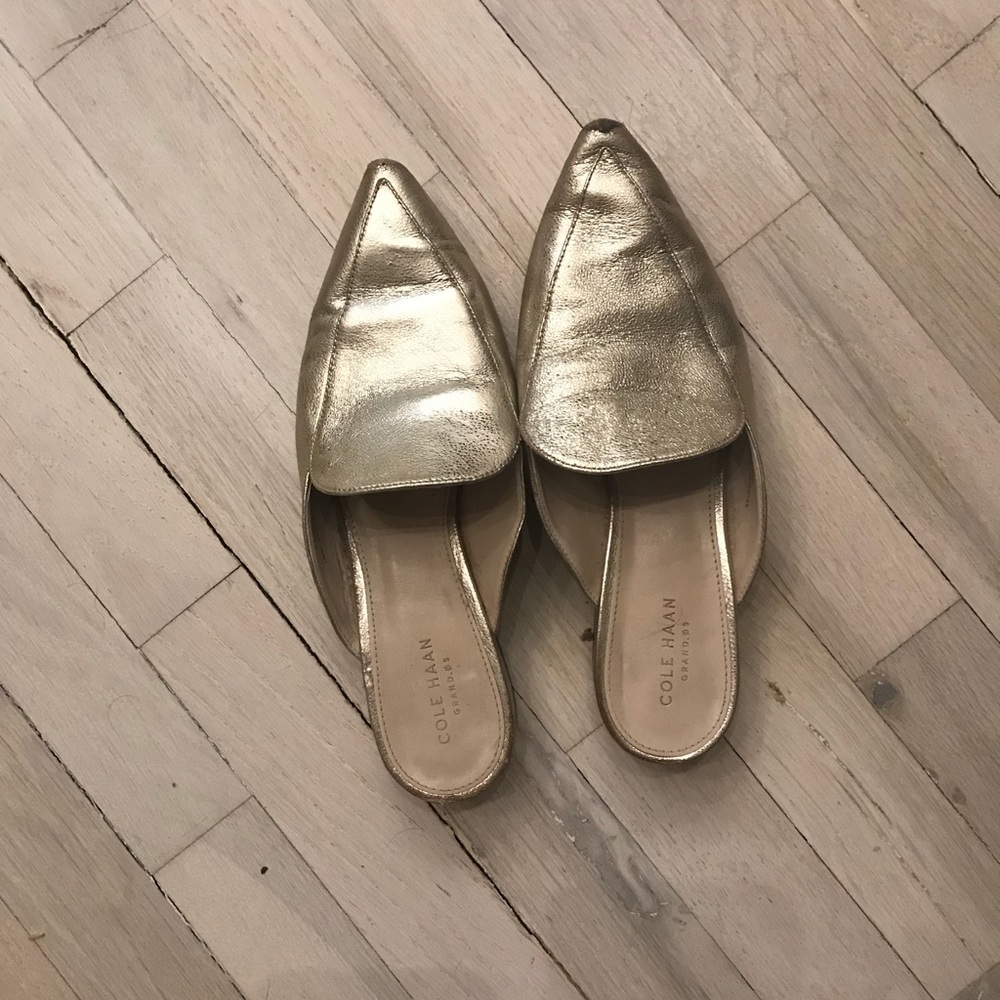 Cole Haan Shiny Mules